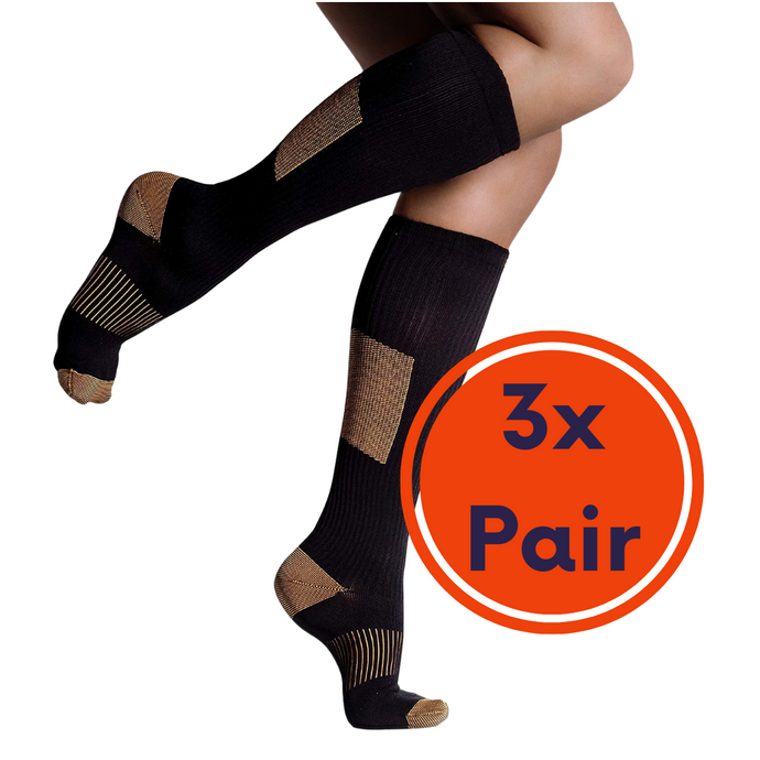 Four Pair Compression Long Socks